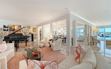 There's so much to love about this exceptional Lido Shores home on Links on Longboat Golf Club in Florida - for sale on GolfHomes.com, golf home, golf lot