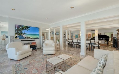 There's so much to love about this exceptional Lido Shores home on Links on Longboat Golf Club in Florida - for sale on GolfHomes.com, golf home, golf lot