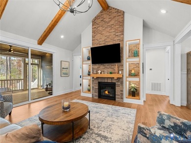 This 2022 Clay Street Builders Parade of Homes award-winning on Lake Chesdin Golfers Club in Virginia - for sale on GolfHomes.com, golf home, golf lot