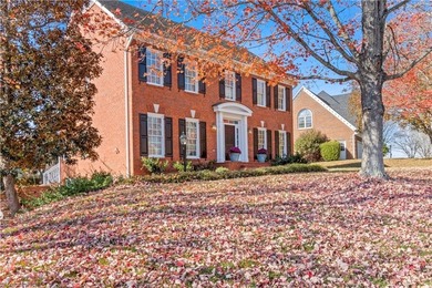 Welcome to this classic 2-story traditional brick home perfectly on Oak Valley Golf Club in North Carolina - for sale on GolfHomes.com, golf home, golf lot