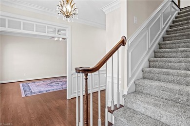 Welcome to this classic 2-story traditional brick home perfectly on Oak Valley Golf Club in North Carolina - for sale on GolfHomes.com, golf home, golf lot