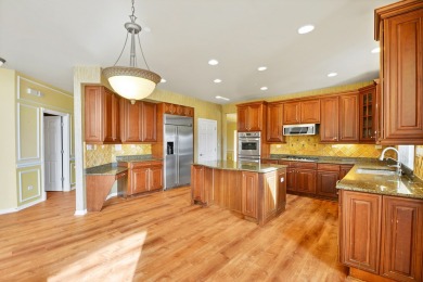 Prepare to be captivated by this remarkable brick Colonial home on Hawthorn Woods Country Club in Illinois - for sale on GolfHomes.com, golf home, golf lot