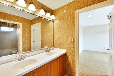 Prepare to be captivated by this remarkable brick Colonial home on Hawthorn Woods Country Club in Illinois - for sale on GolfHomes.com, golf home, golf lot