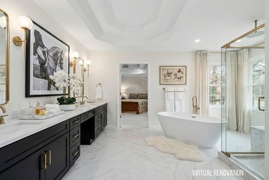 Remarkable estate home nestled on a private, wooded lot in the on Shadow Glen Golf Club in Kansas - for sale on GolfHomes.com, golf home, golf lot