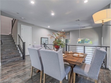 Distinguished 3-story brownstone-style townhome on a premium on Reflection Bay Golf Club in Nevada - for sale on GolfHomes.com, golf home, golf lot
