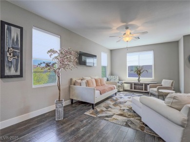 Distinguished 3-story brownstone-style townhome on a premium on Reflection Bay Golf Club in Nevada - for sale on GolfHomes.com, golf home, golf lot