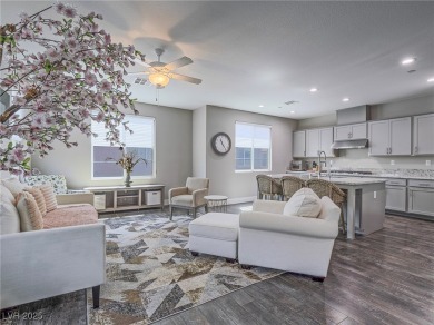 Distinguished 3-story brownstone-style townhome on a premium on Reflection Bay Golf Club in Nevada - for sale on GolfHomes.com, golf home, golf lot