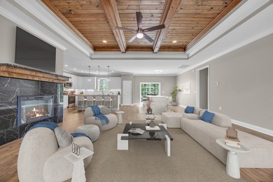 This brand-new, all-brick beauty delivers standout design on Long Bay Club in South Carolina - for sale on GolfHomes.com, golf home, golf lot