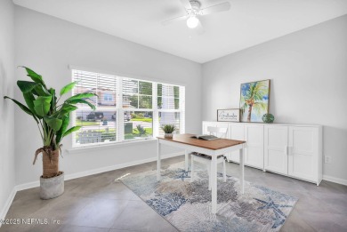 Highly sought-after floor plan on a wide 70' preserve lot in one on Palm Valley Golf Club in Florida - for sale on GolfHomes.com, golf home, golf lot