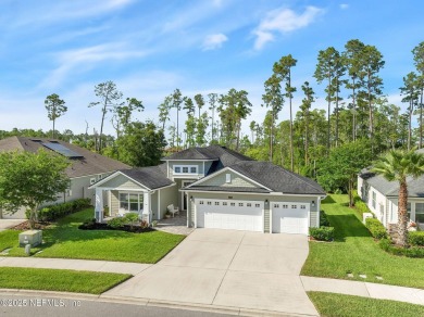 Highly sought-after floor plan on a wide 70' preserve lot in one on Palm Valley Golf Club in Florida - for sale on GolfHomes.com, golf home, golf lot