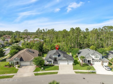 Highly sought-after floor plan on a wide 70' preserve lot in one on Palm Valley Golf Club in Florida - for sale on GolfHomes.com, golf home, golf lot