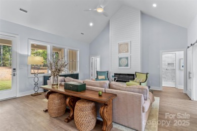 This recently built modern farmhouse (2024) still looks brand on Granada Farms Country Club in North Carolina - for sale on GolfHomes.com, golf home, golf lot