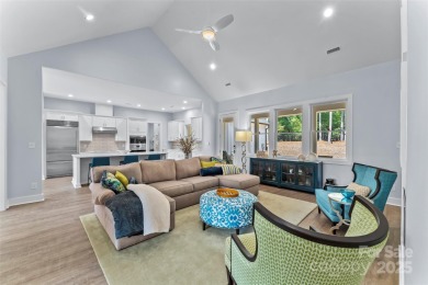 This recently built modern farmhouse (2024) still looks brand on Granada Farms Country Club in North Carolina - for sale on GolfHomes.com, golf home, golf lot