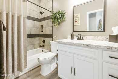 Nestled in a vibrant gated active adult community, this stunning on Palo Verde Golf and Country Club in Arizona - for sale on GolfHomes.com, golf home, golf lot