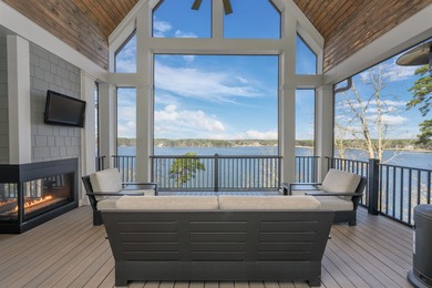 Discover luxurious lakefront living at its finest with this on Reynolds Lake Oconee - The Oconee in Georgia - for sale on GolfHomes.com, golf home, golf lot