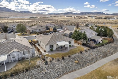 This home is perfectly located at the 13th hole with stunning on Dayton Valley Golf Club At Legado in Nevada - for sale on GolfHomes.com, golf home, golf lot