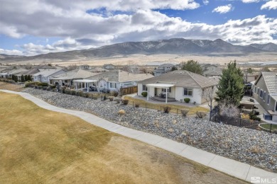 This home is perfectly located at the 13th hole with stunning on Dayton Valley Golf Club At Legado in Nevada - for sale on GolfHomes.com, golf home, golf lot