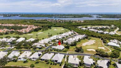 Overlooking the 8th hole at Oak Harbor, this 3BR, 3BA home + den on Oak Harbor Country Club in Florida - for sale on GolfHomes.com, golf home, golf lot