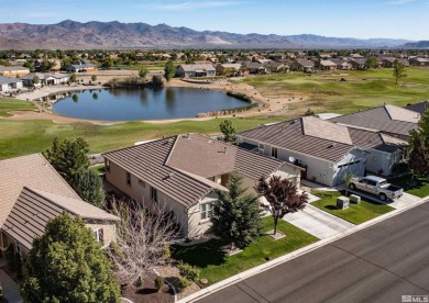 This home is perfectly located at the 13th hole with stunning on Dayton Valley Golf Club At Legado in Nevada - for sale on GolfHomes.com, golf home, golf lot