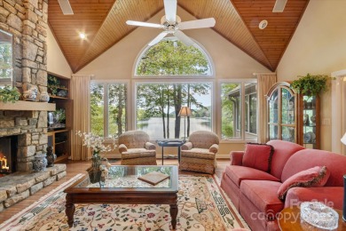 Situated on beautiful Lake Ticoa in the gated community of on Connestee Falls Golf Club in North Carolina - for sale on GolfHomes.com, golf home, golf lot