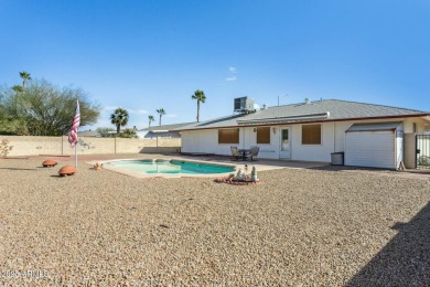 Discover this charming 3-bedroom (all generously sized) on Sun City Lakes West and East in Arizona - for sale on GolfHomes.com, golf home, golf lot