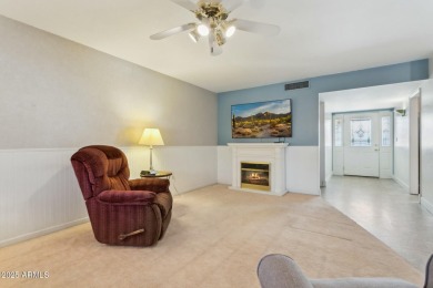 Discover this charming 3-bedroom (all generously sized) on Sun City Lakes West and East in Arizona - for sale on GolfHomes.com, golf home, golf lot