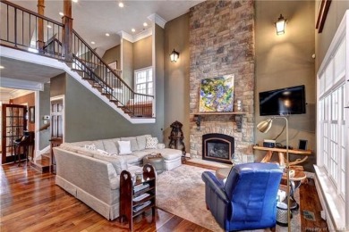 This extraordinary custom-built lakefront residence by renowned on Fords Colony Country Club in Virginia - for sale on GolfHomes.com, golf home, golf lot