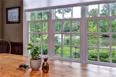 This extraordinary custom-built lakefront residence by renowned on Fords Colony Country Club in Virginia - for sale on GolfHomes.com, golf home, golf lot