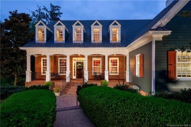 This extraordinary custom-built lakefront residence by renowned on Fords Colony Country Club in Virginia - for sale on GolfHomes.com, golf home, golf lot