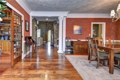 This extraordinary custom-built lakefront residence by renowned on Fords Colony Country Club in Virginia - for sale on GolfHomes.com, golf home, golf lot