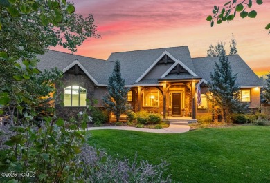 Exceptional single-level custom home nestled in the heart of on Park Meadows Country Club in Utah - for sale on GolfHomes.com, golf home, golf lot