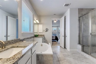 Stunning home in award-winning Tribute community on Lake on The Tribute At the Colony in Texas - for sale on GolfHomes.com, golf home, golf lot