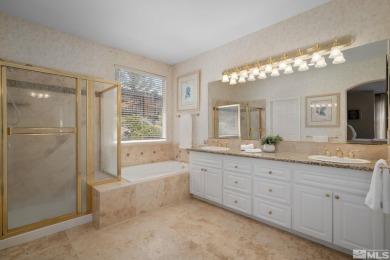 A single story home in the Sundance neighborhood of Arrowcreek on ArrowCreek Golf Club - The Challenge in Nevada - for sale on GolfHomes.com, golf home, golf lot