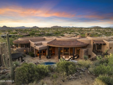 PINNACLE PEAK HILLSIDE CUSTOM RESORT HOME: Perched high on the on Troon North Golf Club  in Arizona - for sale on GolfHomes.com, golf home, golf lot