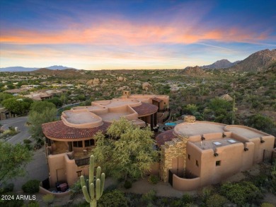 PINNACLE PEAK HILLSIDE CUSTOM RESORT HOME: Perched high on the on Troon North Golf Club  in Arizona - for sale on GolfHomes.com, golf home, golf lot