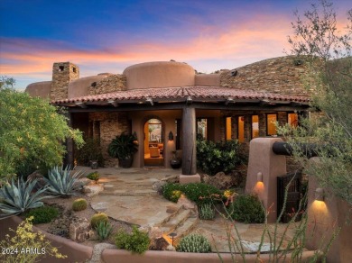 PINNACLE PEAK HILLSIDE CUSTOM RESORT HOME: Perched high on the on Troon North Golf Club  in Arizona - for sale on GolfHomes.com, golf home, golf lot