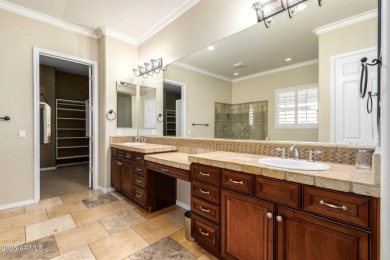 Stunning upgraded Regence model located on the 11th fairway on Poston Butte Golf Club in Arizona - for sale on GolfHomes.com, golf home, golf lot