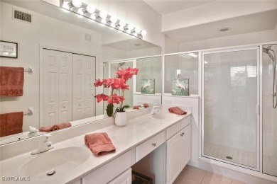 Step into this inviting and pristine first floor waterfront home on Colonial Country Club in Florida - for sale on GolfHomes.com, golf home, golf lot