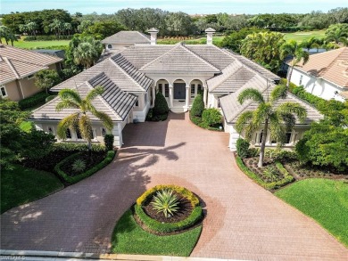 Spectacular Frey & Son custom estate home in the exclusive Oak on Shadow Wood Country Club in Florida - for sale on GolfHomes.com, golf home, golf lot