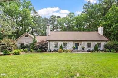 Stunning spacious home just off the 17th tee box in The Oaks on Chapel Hill Country Club in North Carolina - for sale on GolfHomes.com, golf home, golf lot