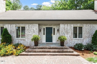 Stunning spacious home just off the 17th tee box in The Oaks on Chapel Hill Country Club in North Carolina - for sale on GolfHomes.com, golf home, golf lot