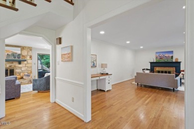 Stunning spacious home just off the 17th tee box in The Oaks on Chapel Hill Country Club in North Carolina - for sale on GolfHomes.com, golf home, golf lot