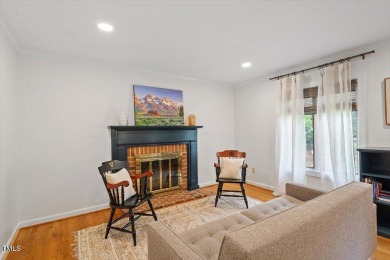 Stunning spacious home just off the 17th tee box in The Oaks on Chapel Hill Country Club in North Carolina - for sale on GolfHomes.com, golf home, golf lot