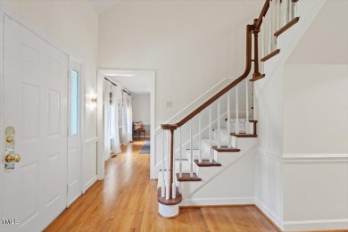 Stunning spacious home just off the 17th tee box in The Oaks on Chapel Hill Country Club in North Carolina - for sale on GolfHomes.com, golf home, golf lot