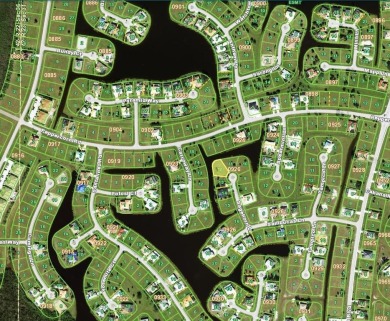 Beautiful waterfront tip lot with over 173 feet of shoreline on Burnt Store Golf Club in Florida - for sale on GolfHomes.com, golf home, golf lot
