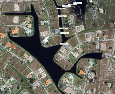 Beautiful waterfront tip lot with over 173 feet of shoreline on Burnt Store Golf Club in Florida - for sale on GolfHomes.com, golf home, golf lot