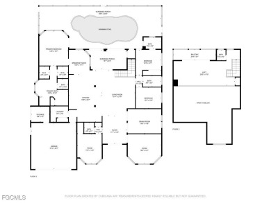 Welcome to your GULF ACCESS DREAM HOME! A commanding 4-bedroom on Palmetto-Pine Country Club in Florida - for sale on GolfHomes.com, golf home, golf lot