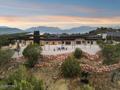 Thoughtfully designed with 6,549 sq ft of refined living space on Red Ledges Golf Club in Utah - for sale on GolfHomes.com, golf home, golf lot