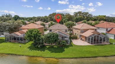 Welcome to 21196 Via Ventura, a rare lakefront estate in Boca on Boca Lago Golf and Country Club in Florida - for sale on GolfHomes.com, golf home, golf lot