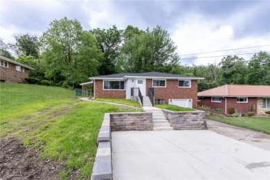 Tastefully remodeled 3 bedroom 2 bath ranch home in a desirable on Uniontown Country Club in Pennsylvania - for sale on GolfHomes.com, golf home, golf lot